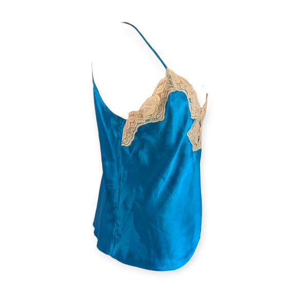 Y2k Electric Cyan Blue Susan Lucci Camisole Medium - Picture 5 of 9